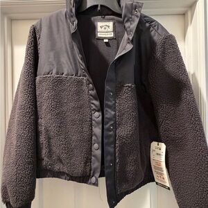 Billabong Black Sherpa Jacket